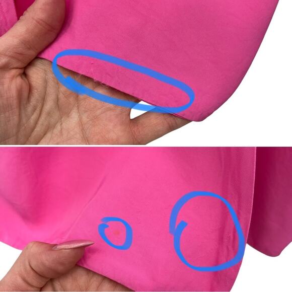 BOTTEGA VENETA Pink and Red Paneled Layered Cutout Maxi Dress Slits Size 6 NEW - Picture 16 of 16